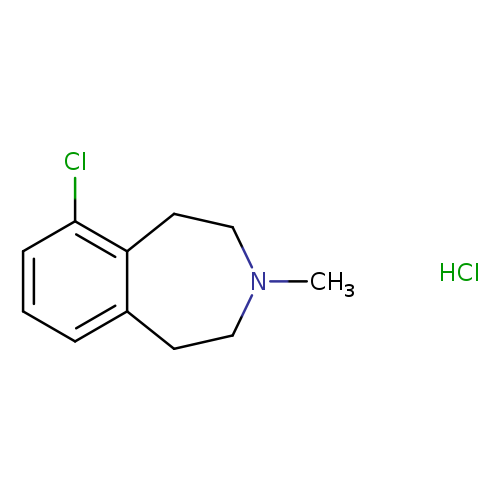 CN1CCc2c(CC1)cccc2Cl.Cl