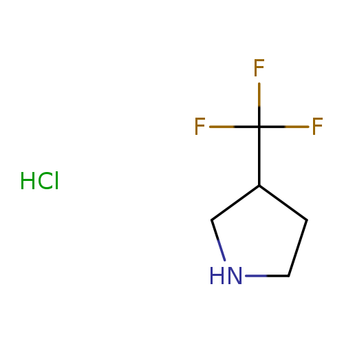 FC(C1CNCC1)(F)F.Cl