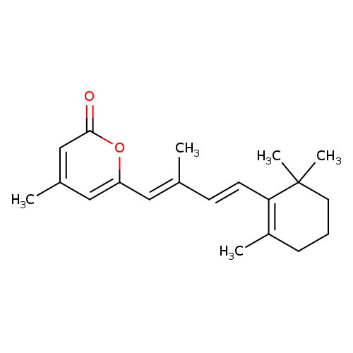C/C(=Cc1cc(C)cc(=O)o1)/C=C/C1=C(C)CCCC1(C)C
