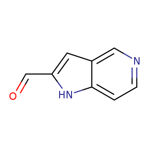 O=Cc1cc2c([nH]1)ccnc2