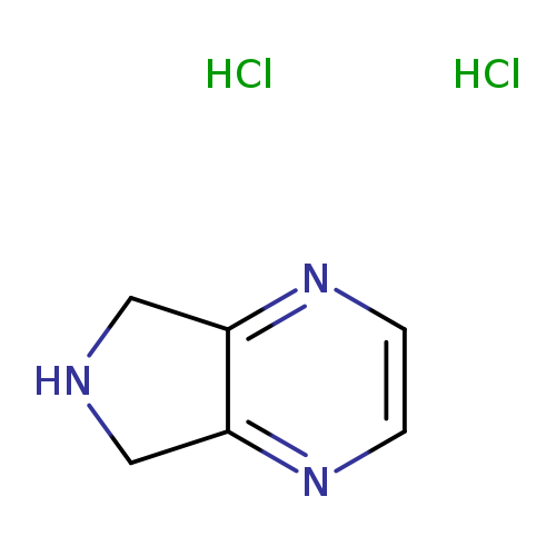 N1Cc2c(C1)nccn2.Cl.Cl