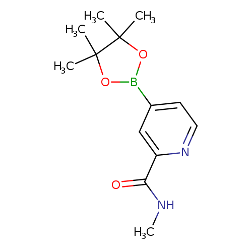 CNC(=O)c1nccc(c1)B1OC(C(O1)(C)C)(C)C