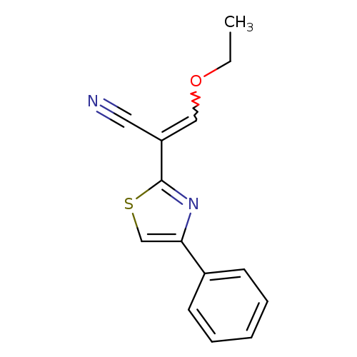 CCOC=C(c1scc(n1)c1ccccc1)C#N