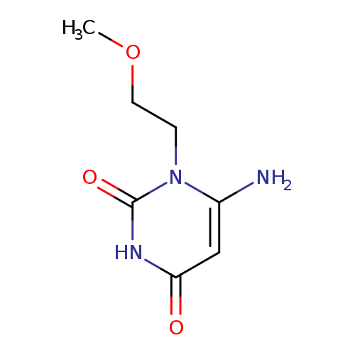COCCn1c(N)cc(=O)[nH]c1=O