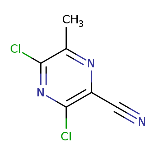 N#Cc1nc(C)c(nc1Cl)Cl