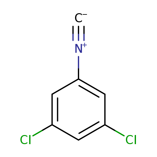 Clc1cc([N+]#[C-])cc(c1)Cl