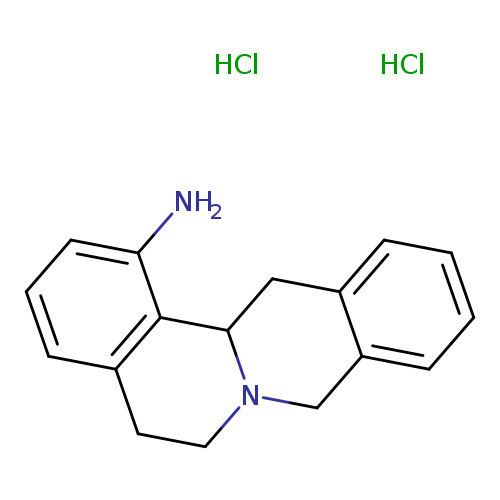 Nc1cccc2c1C1Cc3ccccc3CN1CC2.Cl.Cl