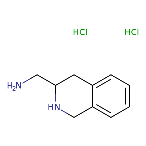 NCC1NCc2c(C1)cccc2.Cl.Cl