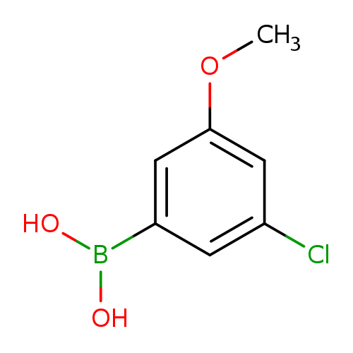 COc1cc(Cl)cc(c1)B(O)O