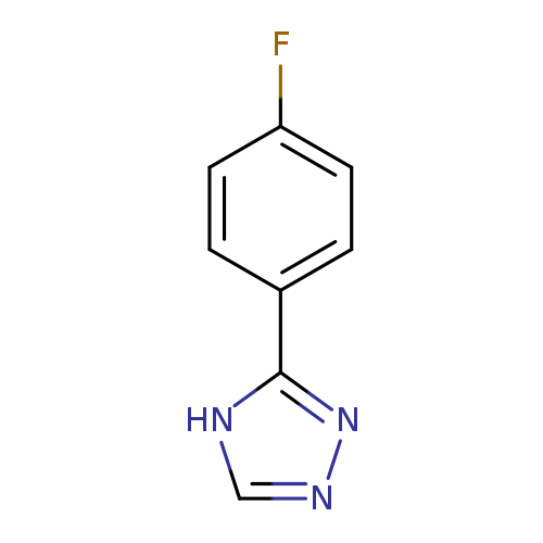 Fc1ccc(cc1)c1[nH]cnn1