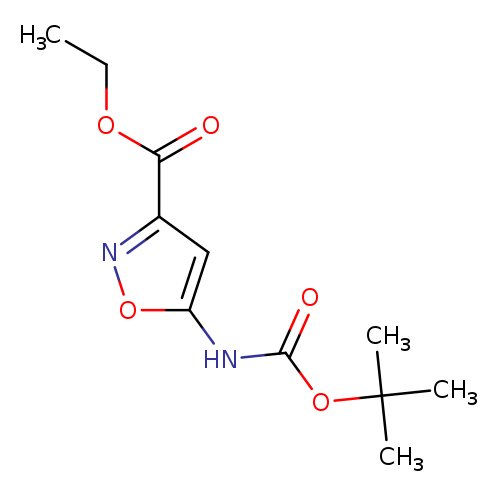 CCOC(=O)c1noc(c1)NC(=O)OC(C)(C)C