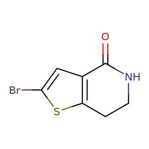 Brc1sc2c(c1)C(=O)NCC2