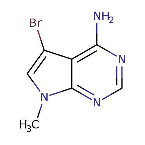 Cn1cc(c2c1ncnc2N)Br