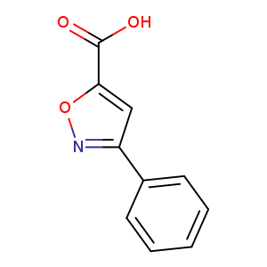 OC(=O)c1onc(c1)c1ccccc1