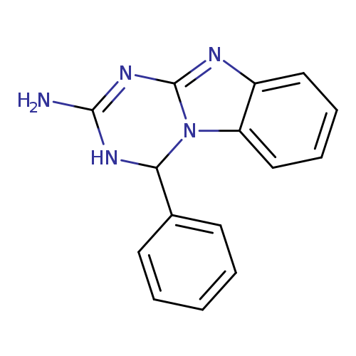 NC1=Nc2nc3c(n2C(N1)c1ccccc1)cccc3
