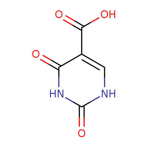 OC(=O)c1c[nH]c(=O)[nH]c1=O