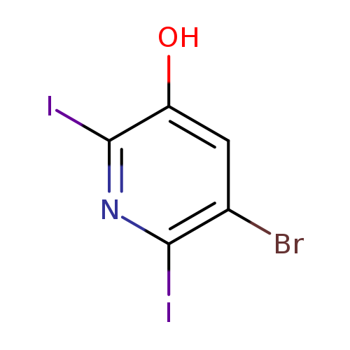 Oc1cc(Br)c(nc1I)I