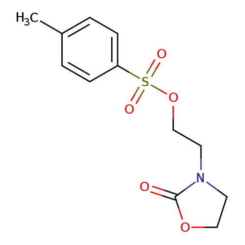 O=C1OCCN1CCOS(=O)(=O)c1ccc(cc1)C