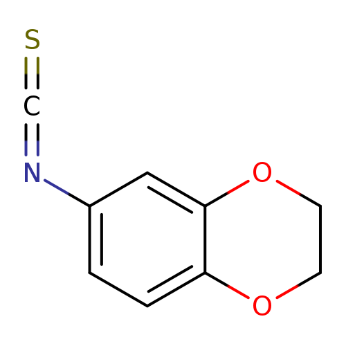 S=C=Nc1ccc2c(c1)OCCO2