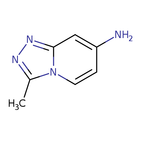Nc1ccn2c(c1)nnc2C