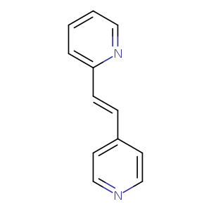 n1ccc(cc1)/C=C/c1ccccn1