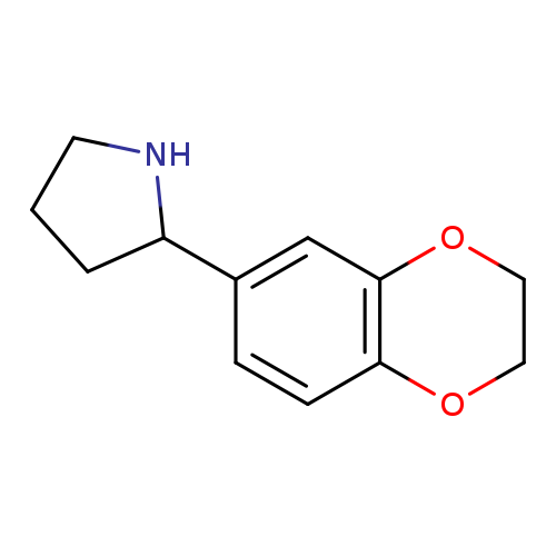 C1CNC(C1)c1ccc2c(c1)OCCO2