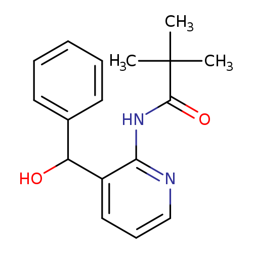 O=C(C(C)(C)C)Nc1ncccc1C(c1ccccc1)O