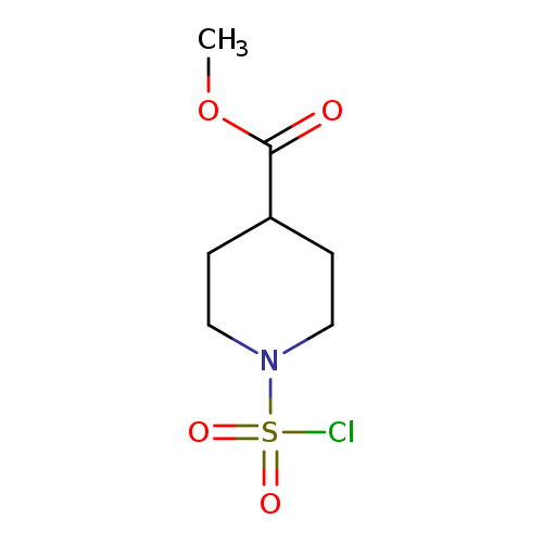 COC(=O)C1CCN(CC1)S(=O)(=O)Cl