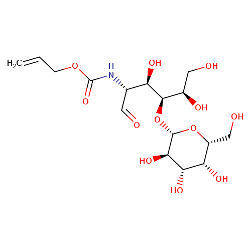 C=CCOC(=O)N[C@H]([C@H]([C@@H]([C@@H](CO)O)O[C@@H]1O[C@H](CO)[C@@H]([C@@H]([C@H]1O)O)O)O)C=O
