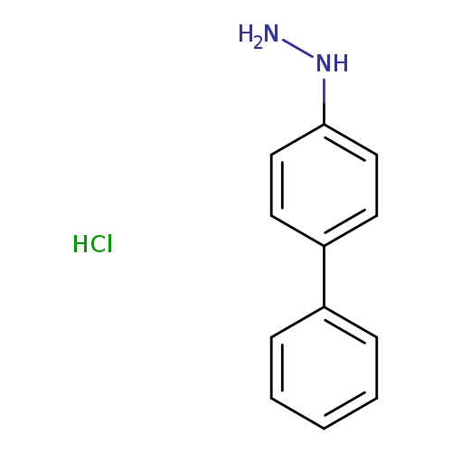 NNc1ccc(cc1)c1ccccc1.Cl