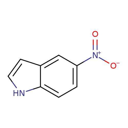 O=N(=O)c1ccc2c(c1)cc[nH]2