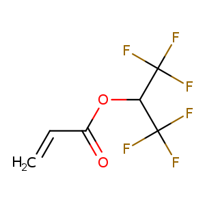 C=CC(=O)OC(C(F)(F)F)C(F)(F)F