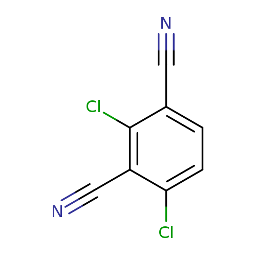 N#Cc1ccc(c(c1Cl)C#N)Cl