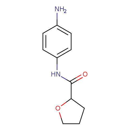 O=C(C1CCCO1)Nc1ccc(cc1)N