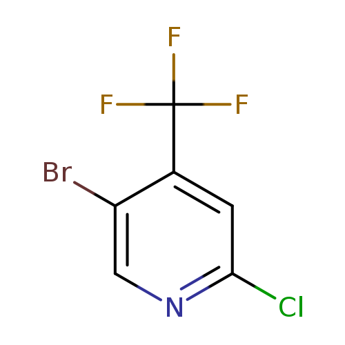 Clc1ncc(c(c1)C(F)(F)F)Br