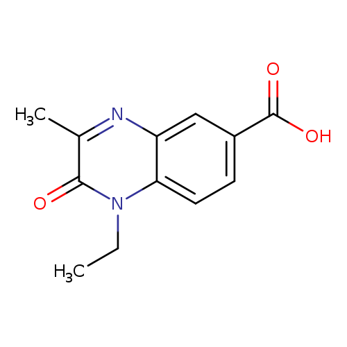 CCn1c2ccc(cc2nc(c1=O)C)C(=O)O