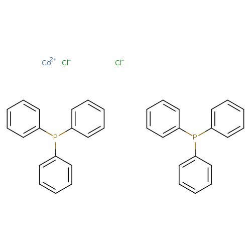c1ccc(cc1)P(c1ccccc1)c1ccccc1.c1ccc(cc1)P(c1ccccc1)c1ccccc1.[Cl-].[Cl-].[Co+2]