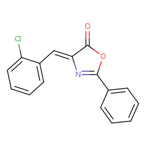 O=C1OC(=N/C/1=Cc1ccccc1Cl)c1ccccc1