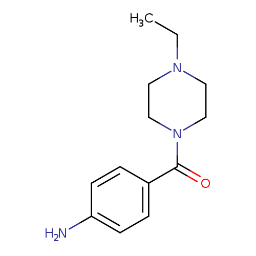 CCN1CCN(CC1)C(=O)c1ccc(cc1)N