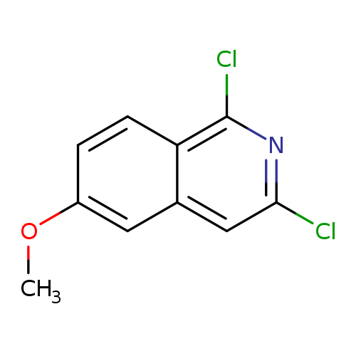 COc1ccc2c(c1)cc(nc2Cl)Cl