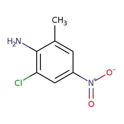 Cc1cc(cc(c1N)Cl)[N+](=O)[O-]