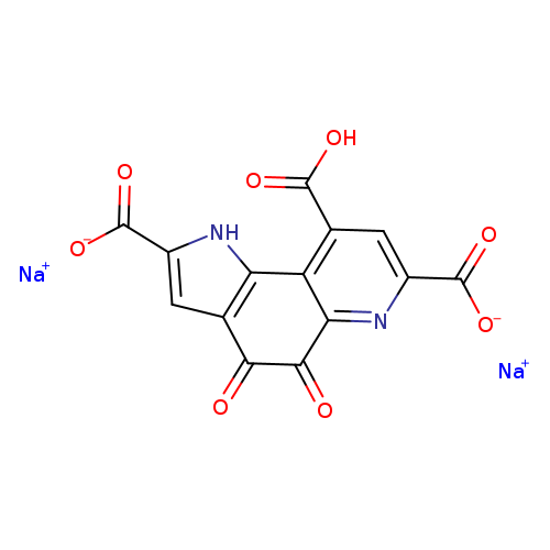 OC(=O)c1cc(nc2c1c1[nH]c(cc1C(=O)C2=O)C(=O)[O-])C(=O)[O-].[Na+].[Na+]