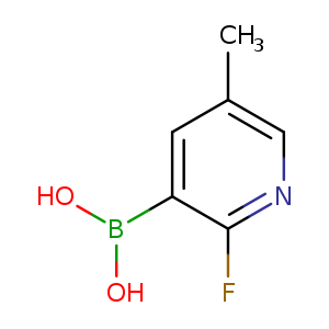 Cc1cnc(c(c1)B(O)O)F