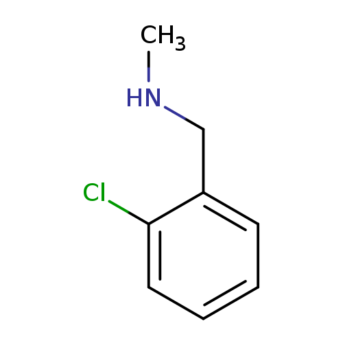 CNCc1ccccc1Cl