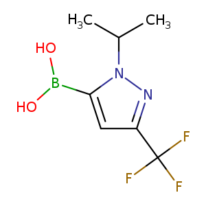 OB(c1cc(nn1C(C)C)C(F)(F)F)O