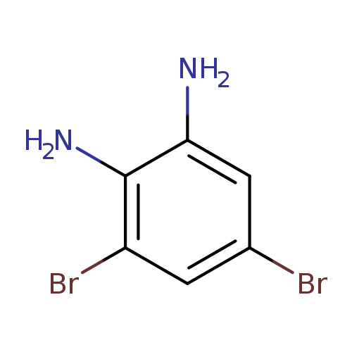 Brc1cc(N)c(c(c1)Br)N
