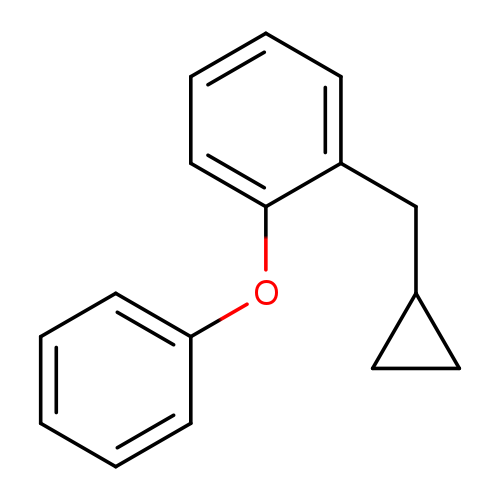 c1ccc(cc1)Oc1ccccc1CC1CC1