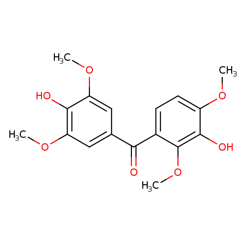 COc1ccc(c(c1O)OC)C(=O)c1cc(OC)c(c(c1)OC)O