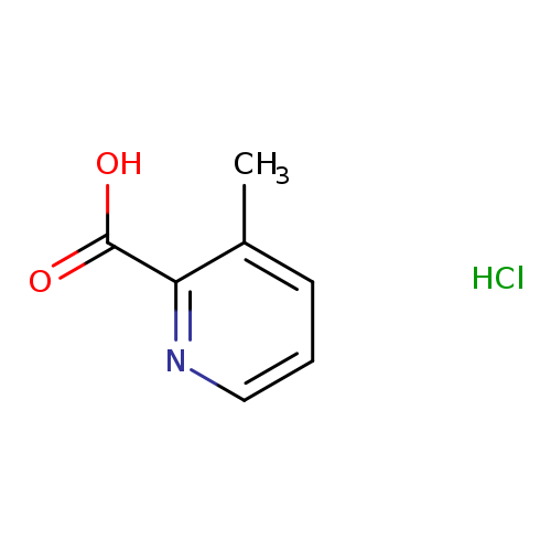 OC(=O)c1ncccc1C.Cl