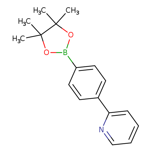 CC1(C)OB(OC1(C)C)c1ccc(cc1)c1ccccn1